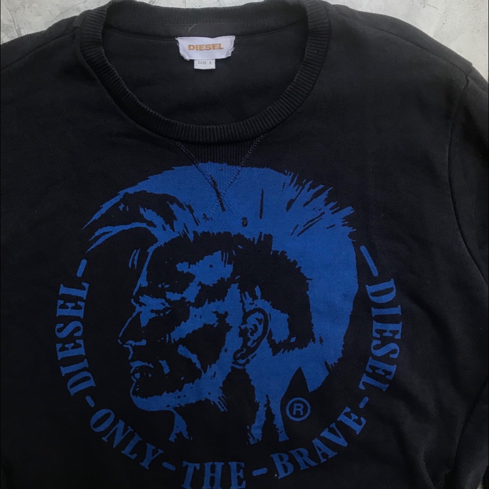 {Large}Diesel Crewneck Sweatshirt